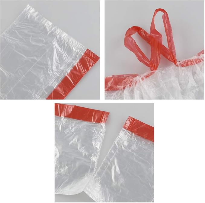 10 Gallon Garbage Bags Drawstring Clear Kitchen Trash Bags 108 Counts