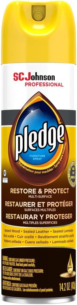 SC Johnson Professional Pledge Revive It Moisturizes and Revitalizes Surfaces Aerosol 14.2 Oz (Pack Of 6)