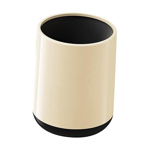 Yajuyi Trash Can Dustbin Office Waste Bin Container Garbage Can Garbage Bin Waste Basket for Nursery Laundry Room Car Under Desk Without Lid