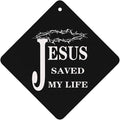 24 PCS Religious Jesus Christian Faith Cross Car Air Fresheners Cards Set Multi-Pack Scented Cards Long-Lasting Auto Fragrance Cards for Vehicle Home &amp Office Square