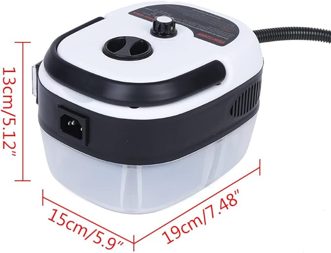 Steam Cleaner Machine 2500W Handheld Commercial Car Detailing Cleaning Auto Upholstery Dirt Remover High Pressure High Temp for Stove Kitchen Range Hood Wall Cleaning and Car Washing Projects