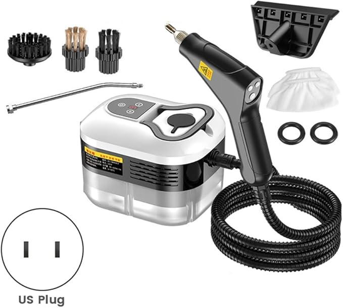 Handheld Steam Cleaner 1500W High Pressure Steamer Temperature Disinfect Pressure Jet Washer Machine US Plug B