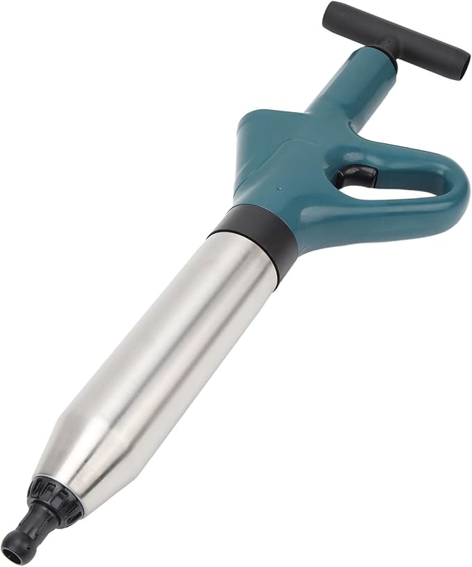Drain Air Plunger High Pressure Sink Dredge Cleaner Storage Easy ABS Handle Multifunction Stainless Steel Cover Energy Saving For Toilet