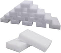 100 Pack Magic Cleaning Sponge Eraser 2X Density Melamine Foam Kitchen Dish Clean Multipurpose Stain Remove Pads Surface Scrubber for Household Shoes Furniture Floor Bathroom in Bulk