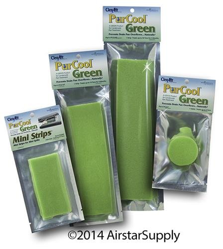Case of (12) PurCool Green - Condensate Pan Tablets # PCG5T up to 5 Tons