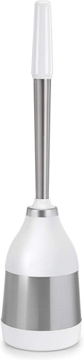 Polder Belle Design Toilet Brush Caddy with Optimized Brush Head for Hard-to-Reach Places