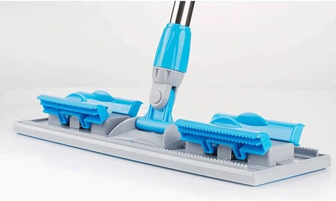 Flat MopProfessional Microfiber Mop Hardwood Floor Mop Stainless Steel Handle Flat Washable for Home Office Floor Cleaning