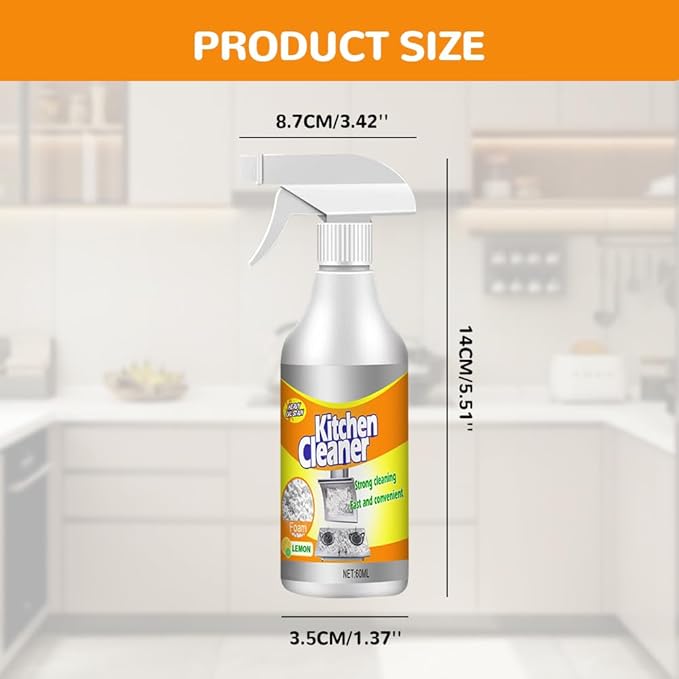 2025 New Kitchen Foam Cleaner Kitchen Cleaner Foam Spray Stubborn Stains Cleaner Kitchens Bubble Cleaners Spray All-Purpose Kitchens Pots And Pan Cleaners (1)