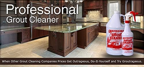 Grout Cleaner Professional Heavy Duty Tile &amp Grout Cleaner - Groutrageous Step #1 (Gallon)