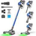 Cordless Vacuum Cleaner Stick Vacuum Cleaners for Home with 40Kpa Powerful Suction 45 Mins Runtime 1.6L Dust Box Anti-Tangle 8-in-1 Rechargeable Vacuum for Hardwood Floor Carpet Pet Hair
