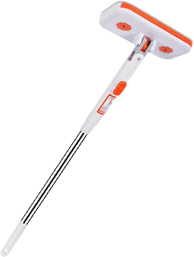 Multipurpose Home Cloth Mop with Stainless Steel Handle for Wet and Dry Efficient for Tight Space Hard Floor