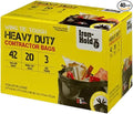 Iron Hold 42 gal. Contractor Bags Twist Ties 20 pk - Case of: 4 Each Pack Qty: 20 Total Items Qty: 804