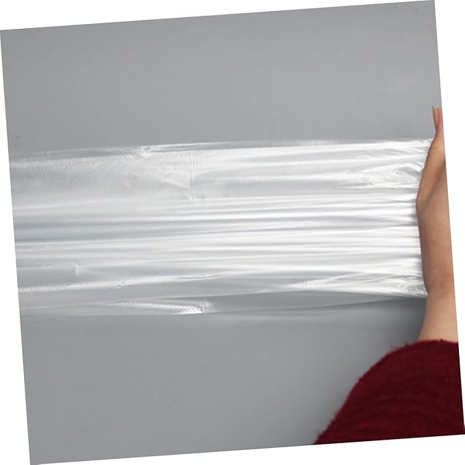 6 Rolls Thickened Kitchen Bathroom Trash Bags 45x50cm Flat Open Disposable Garbage Bags for Home Use Multipurpose Trash Can Liners Perforated Tear-off Style
