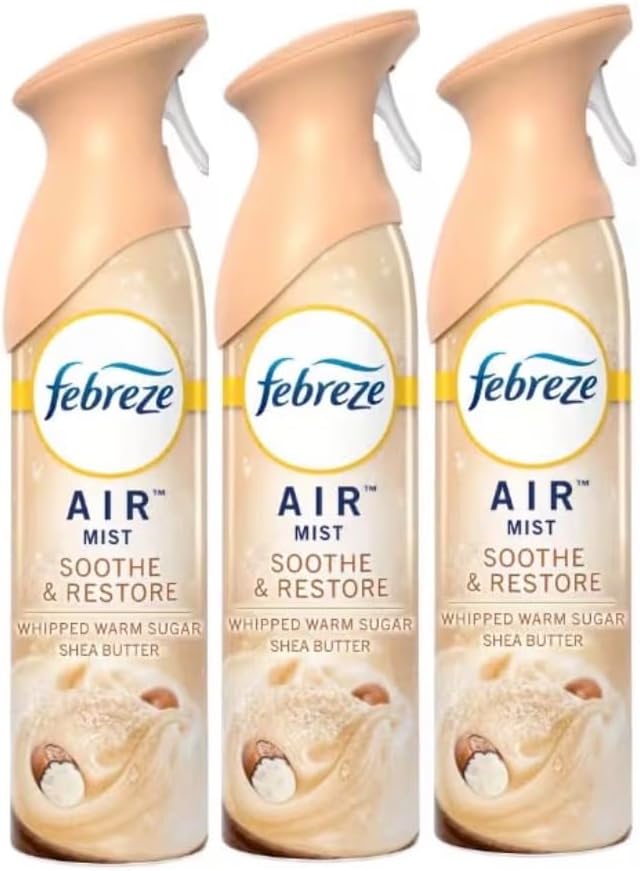 F.e.b.r.e.z.e Air Freshener -AIR MIST - 3 Ct 8.8 Fl oz (Whipped Warm Sugar)