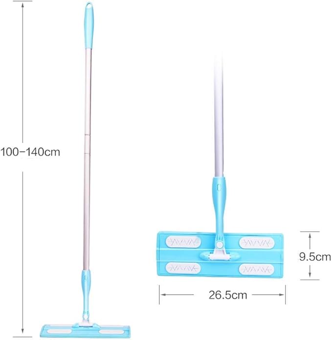Mop electrostatic dust Flat mop Household Disposable Hand-Washing dust Paper Floor mop(D)