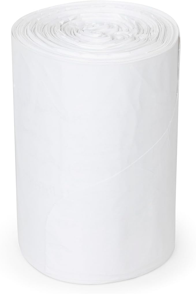 Plasticplace 20-30 Gallon Trash Bags │ 0.7 Mil │ White Garbage Can Liners │ 30 x 36 (200 Count)