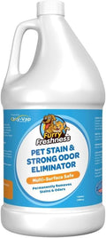 FurryFreshness Extra Strength Cat or Dog Pee Stain &amp Permanent Odor Remover + Smell Eliminator -Removes Stains from Pets &amp Kids Including Urine or Blood- Lifts Old Carpet Stains- (Gallon)