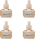 Yankee Candle ScentPlug Refill for Plug in Air Fresheners Scented Oil Refills Long Lasting Home Fragrance Amber &amp Sandalwood (Pack of 4)