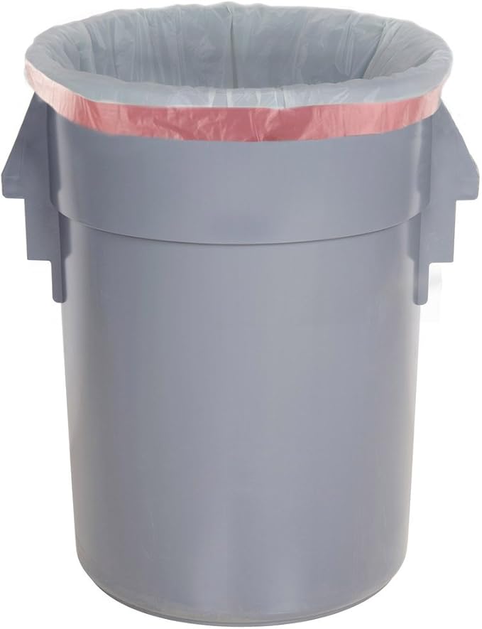 Pekky Clear Drawstring Large Trash Bags 30 Gallon Garbage Bags 60 Counts