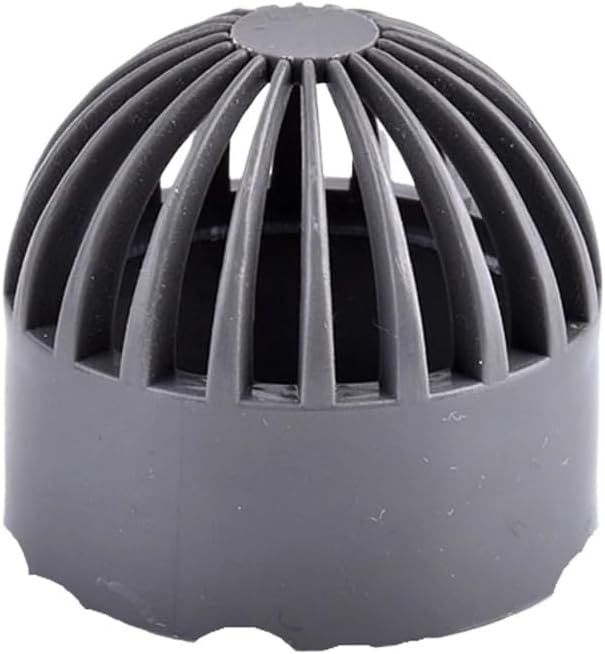 1~3Pcs Grey 20~110mmCompatible for PVC Breathable Cap Air Duct Vent Cover Cap Aquarium Fish Tank Permeable Screen Filter Screen Pipe Connector(1Pc)