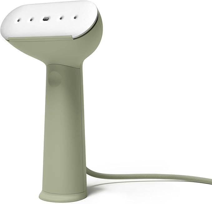 Steamery Handheld Clothes Steamer Cirrus 3 1200W US Plug Heated Ironing Plate Fast Heat Up Garment Wrinkle Remover Green