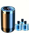 Smart Car Air Freshener with Starry Sky Projection 50ml Perfume Air Fresheners Diffuser 6 Months Long-Lasting Fragrance for Car RGB Music-Sync Lights 3 bottles of ocean-scented fragrance
