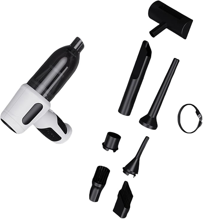 Handheld Vacuum USB Rechargeable Car Carpet Cleaner Light Weight Portable Trash Garbage Remover Car Dry Wet Use