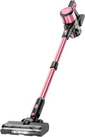 KIKETECH Cordless Vacuum Cleaner Stick Vacuum Cleaners for Home 6 in 1 Lightweight Vacuum for Pet Hair/Carpet/Floor (Black)