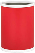 Kraftware Fun Colors Oval Wastebasket 14” Red