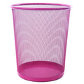 10L Pink Modern Trash can Waste Basket for Office
