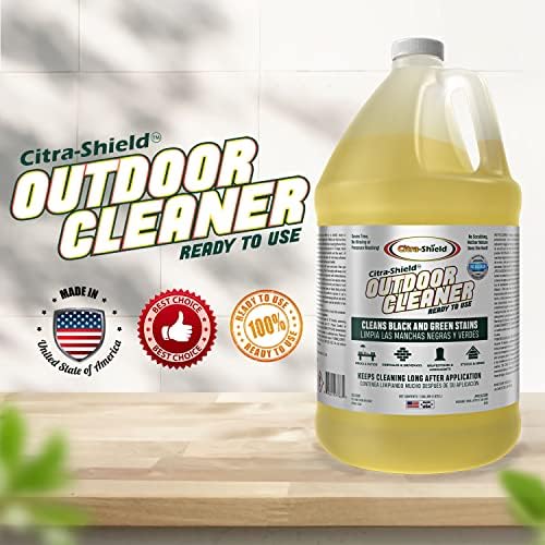 Outdoor - Concrete Roof Walls Headstone Deck and Vinyl Siding Cleaner - RTU Outdoor Cleaner Pack of 1