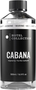 Hotel Collection Diffuser Oil - Cabana - Aromatherapy Essential Fragrance Oil - Hints of Marine Bergamont &amp Jasmine - 500ML 16.9 Fl oz