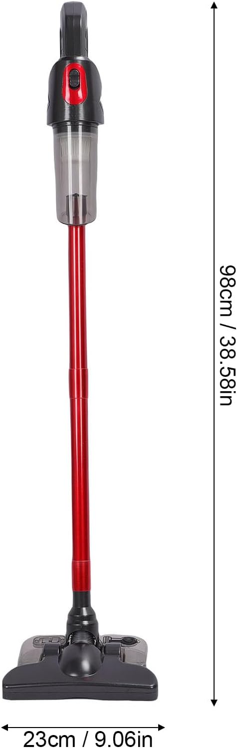 Eujgoov Cordless Vacuum Cleaner 4000pa Suction Power Lightweight Stick Vacuum with 4+1 Cleaning Configurations and 2000mAh Battery for Deep Floor Cleaning and Home Use