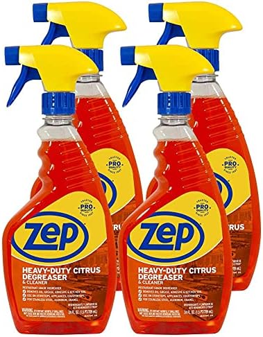 Zep Heavy-Duty Citrus Cleaner Spray Bottle 24 Fl oz (Pack of 4)