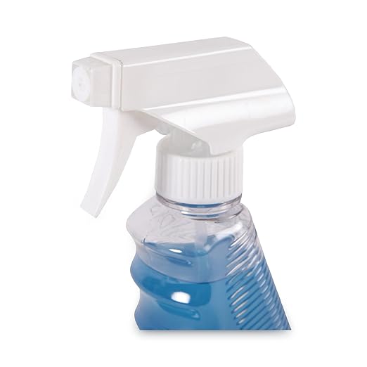 Boardwalk BWK37112A Industrial Strength Glass Cleaner with Ammonia 32 oz Trigger Bottle (Case of 12)