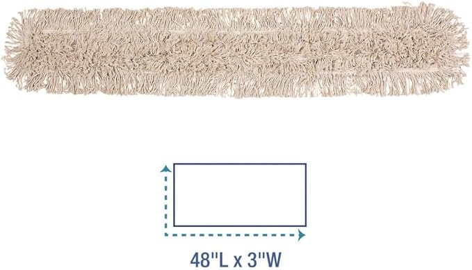 Boardwalk 1048 Mop Head Dust Cotton 48 x 3 White