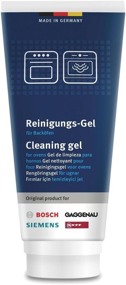 00311859 Cleaning Gel for Ovens 200 ml Clear Replacement for Bosch Genuine Original Equipment Manufacturer (OEM) Part