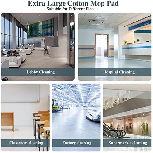 Masthome Cotton Refills for Commercial Dust Mop41 Mop Replacement Pads for B09S2RRFX1 (Pack of 1)