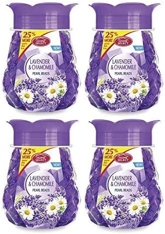 Set of 4 Pearl Beads Air Freshener! 10 Oz - Great Relaxing Scents! Easy to Use! Perfect for Any Room in The House!