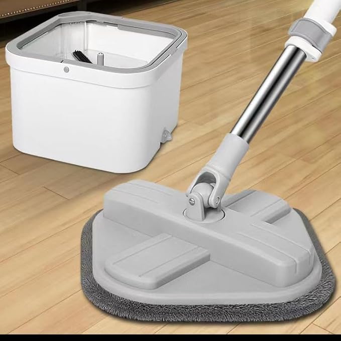 Mop Spray Cleaning Rotating Bucket Square Home No Hand Wash Floor Flat Set