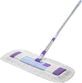 Flat Mop Efficient Dust Dirt Adsorption Lightweight Easy Control Telescopic 86 125cm with Stainless Steel Plastic Cotton Yarn for Floor Cleaner Household