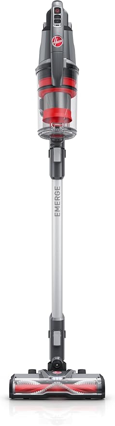 Hoover ONEPWR WindTunnel Emerge Cordless Stick Vacuum Cleaner Lightweight Stick Vac Powerful and Quiet Cleaning Self Standing No Wall Mount Required Cordless Vacuum Cleaners for Home Use