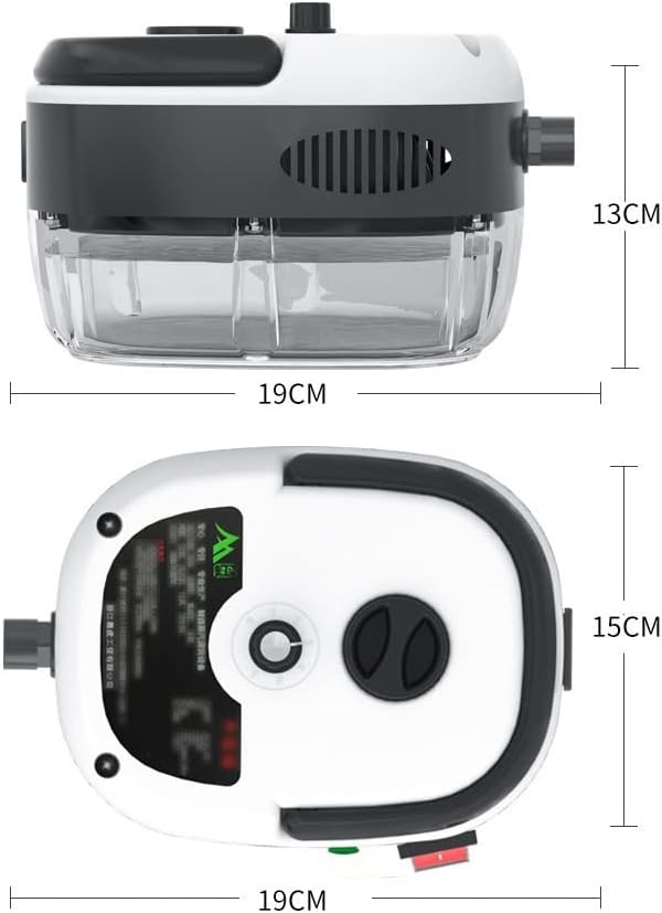 2500W Portable Handheld Steam Cleaner High Temperature Pressurized Steam Cleaning Machine with Brush Heads and Gloves for Kitchen Furniture Bathroom Car