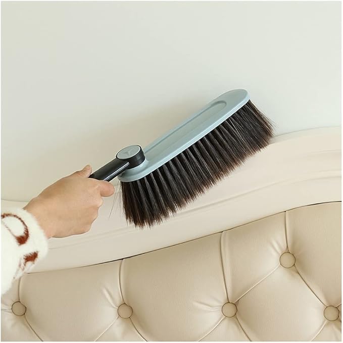Dust Brushes Rotatable Dust Collector Microfiber Cleaning Brush Dust Brush Reusable Cleaning Tools Dust Brush Counter Brush Bed Brush Hand Broom Cleaning Brush(White)