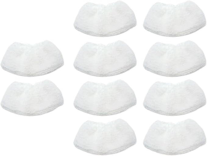 Compatible For Karcher SC1 SC2 SC3 SC4 SC5 CTK10 CTK20 Steam Cleaner Brush Head Mop Cloth Replacement Accessories Pad Cloths Spare Parts(10 pcs)