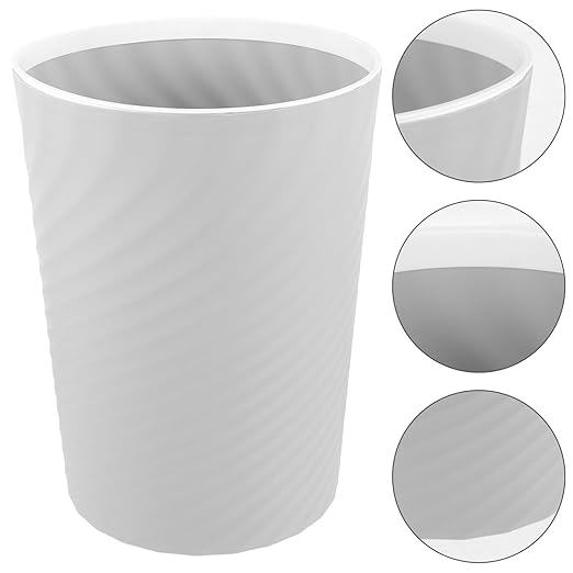 Alipis Plastic Wastebasket with Opening Sturdy Design for Home Office Versatile Litter Box for Compact Spaces for Bedrooms Bathrooms and Kitchens Great Housewarming