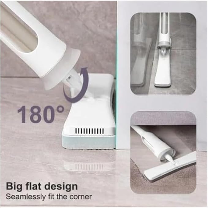 Lazy Person's Self-Washing Flat MopEasy Squeeze Butterfly Mop Self-Wash &amp Squeeze Dry Flat 360 Degree Rotating Hand-Free Wash Household Floor Effortless Cleaning 12027