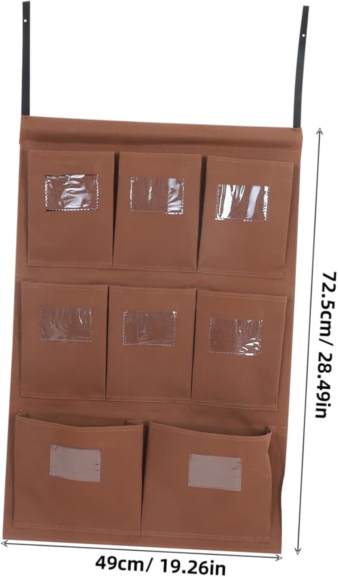 Heavy Duty Cleaning Supply Storage Bag for Housekeeping Carts Versatile Organizer for External Trash Bags and Cleaning Supplies Elegant Design for Hotels
