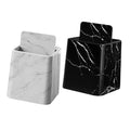 CHILDWEET 2pcs Stylish Marble Pattern Trash Can with Swing Lid Compact Wastebasket for Bathroom Kitchen Bedroom and Office Versatile Bag Fit for Easy Replacement