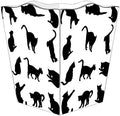 Marye-Kelley WB2444 - Cat Silhouettes Wastepaper Basket